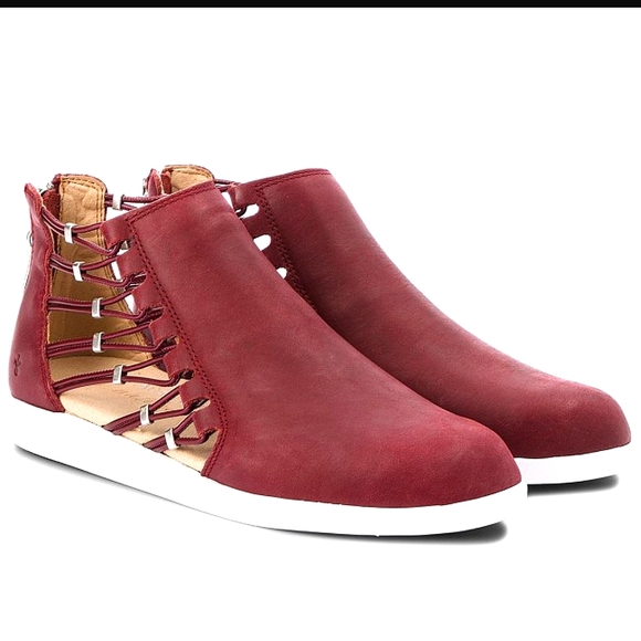 Emu Shoes | Nwt Emu Australia Melina Suede Strappy Boots | Color: Red | Size: 7 | Poshion4it's Closet